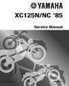Thumbnail 1985-2001 Yamaha Riva 125 scooter service manual